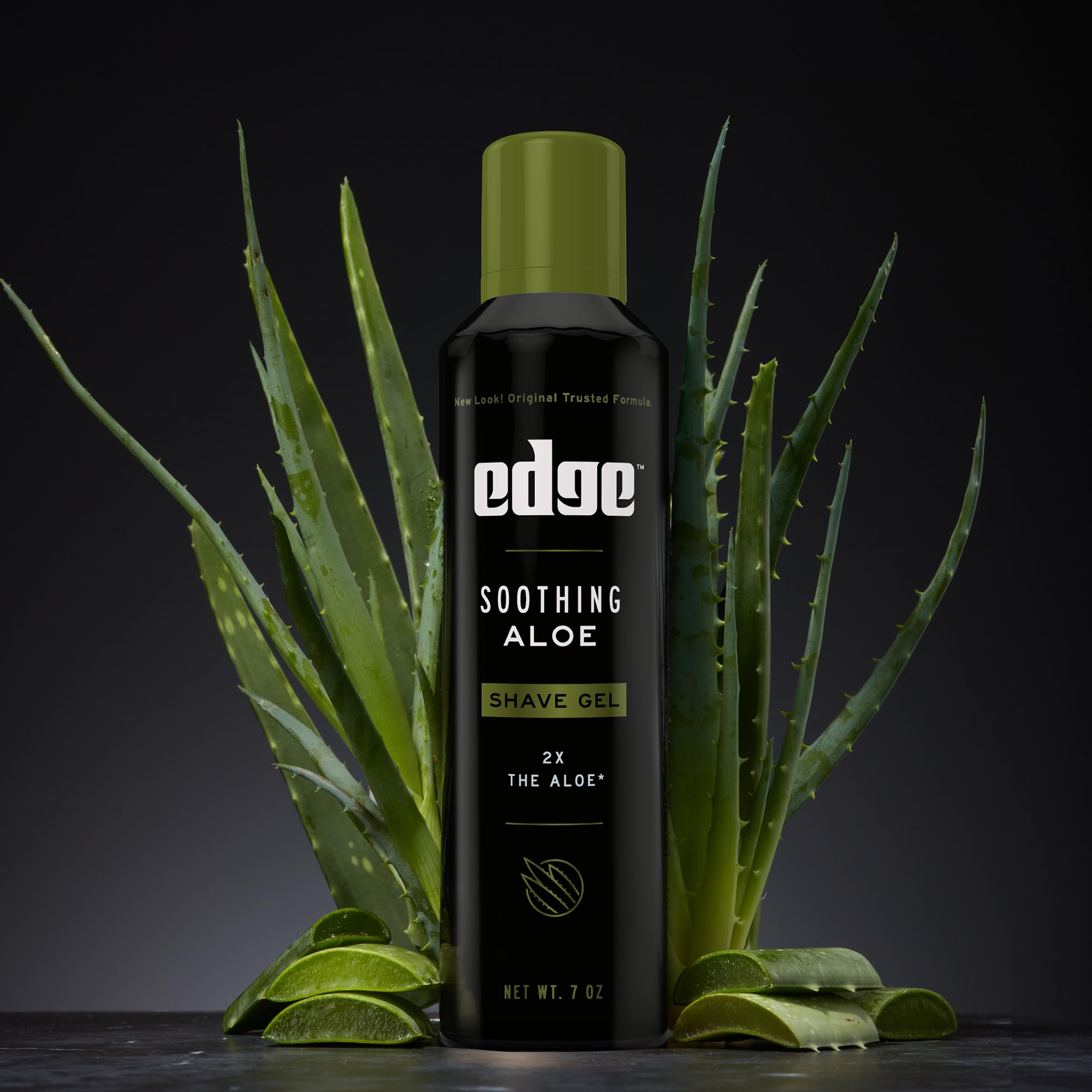 Edge Shave Gel, Soothing Aloe, 7 Ounce (Pack of 6)